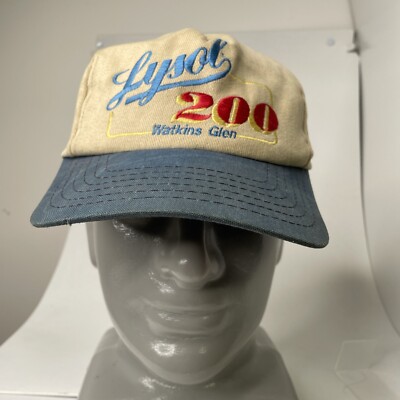 Vintage Lysol 200 / Watkins Glen Snapback Hat Cap - Made In USA - Nascar Racing
