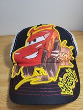 Disney Parks Cars Land Lightning McQueen Youth Hat.