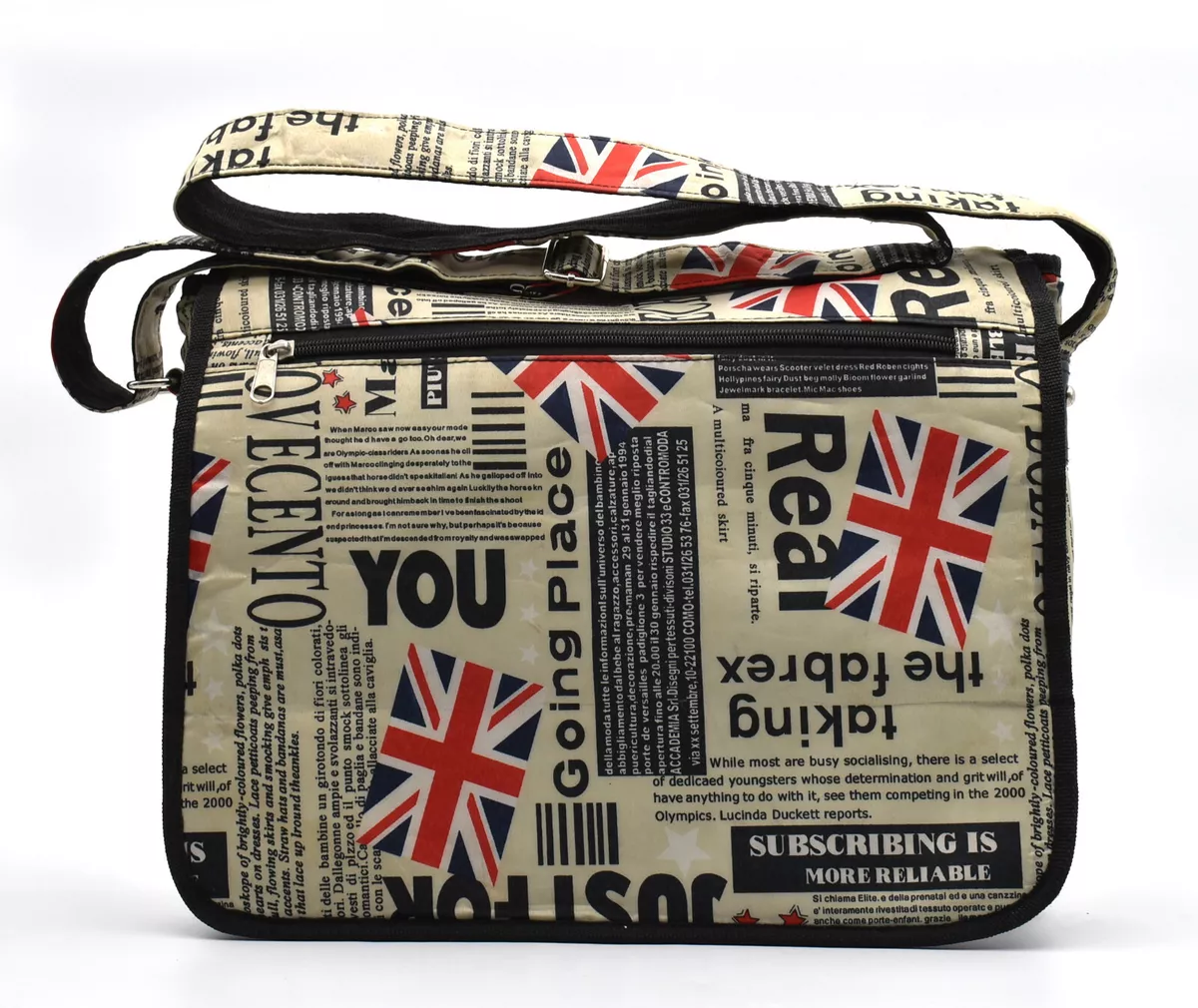 Bag Reporter Fantasy England Canvas Shoulder Bag