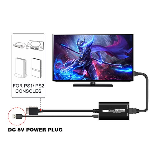 Ps2 Rgbs RGBS YPbPr Converter Game Accessories for Classic PS1 PS One Fat PS2 ...