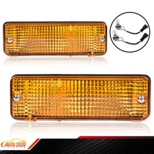1pair Turn Signal Light Lamps Plastic Fit For 1984-89 Toyota Pickup Left Right