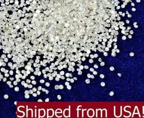 Real Natural Loose Diamond Round 50 Pcs Lot I1-I3 Clarity G-H White Color - Image 3 of 4