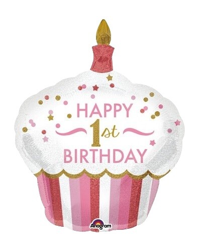 Amscan Folienballon Rund – 45,7 Cm, Mit „Happy B-Day“-Aufdruck Für Kinderpartys