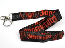 Jägermeister USA Keychain Lanyard Black Orange