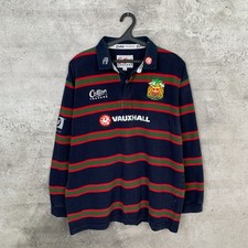LEICESTER TIGERS 1999 2000 2001 RUGBY UNION SHIRT COTTON TRADERS JERSEY SIZE XL