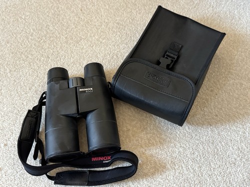Minox BL 8x52 Binoculars, black, waterproof, rubberised