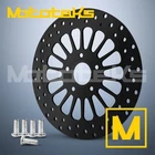 12.6" SUPER SPOKE FRONT ROTOR STAINLESS FOR HARLEY DAVIDSON MODELS ZINC BLACK