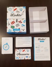 Linkto Cooperative Trivia Card / Board Game -- Travel Edition