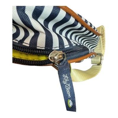 Lily Bloom Navy Striped Backpack Lily Bloom Backpack Round 9 main image 2