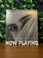 -NEW & IN HAND- Billie Eilish "Ocean Eyes" 7" Vinyl (Translucent Turquoise)