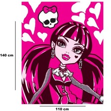 Monster High Decke Beauty Draculaura | 110x140 cm | Tagesdecke Kuscheldecke