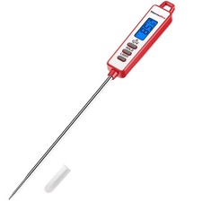 TempPro TP01AW Digital Meat Thermometer 5.3" Long Probe Cooking Candle Frying