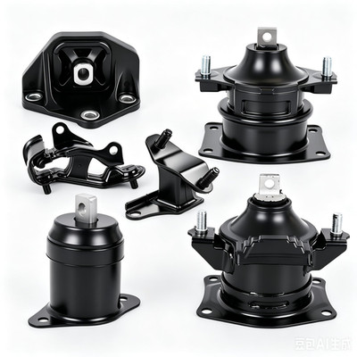 Patewin Engine Motor Transmission Mount Set 6Pcs Compatible 2003-2007 Honda