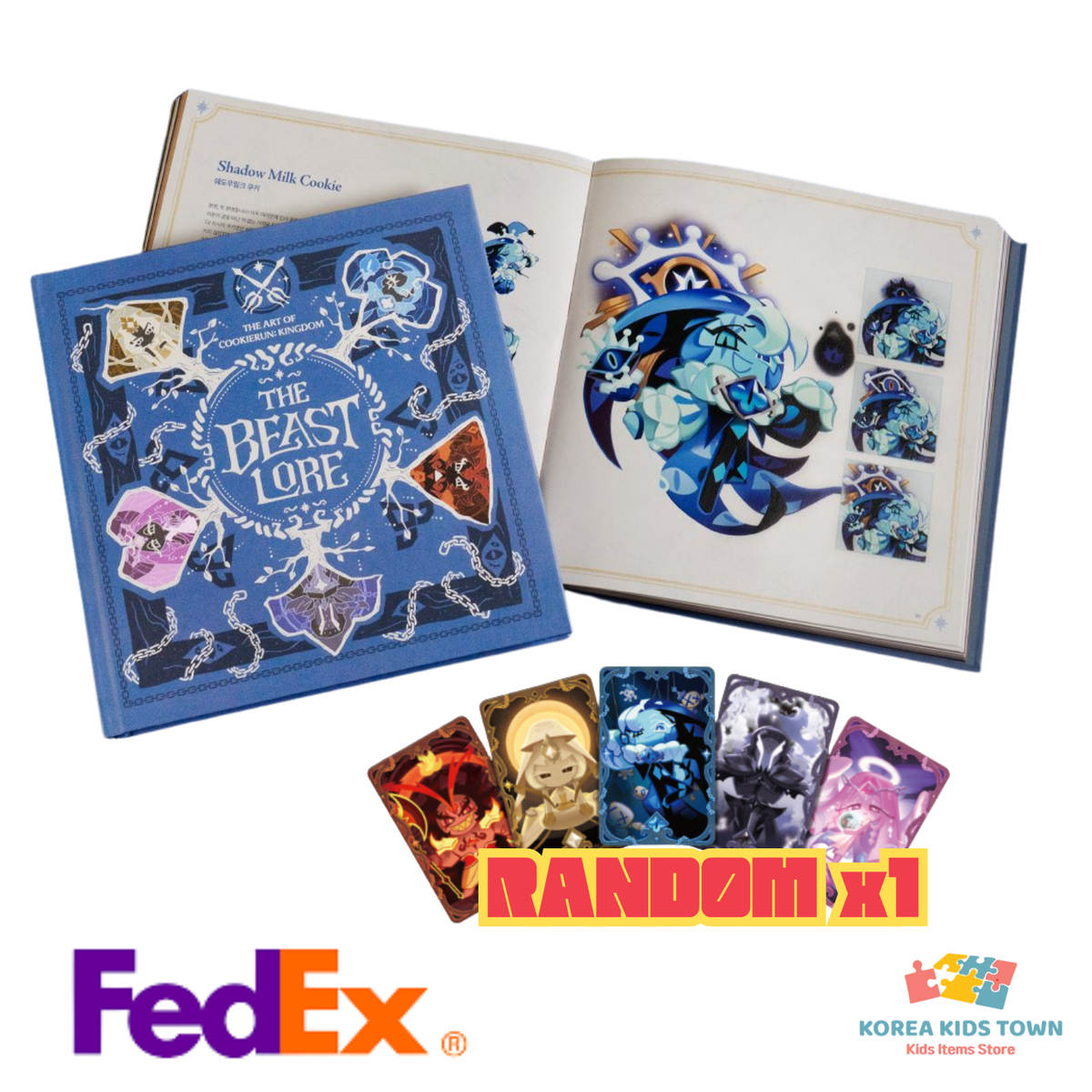 Cookie Run Kingdom 5th Anniversary Art Book The Beast Lore Random