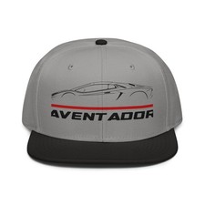 For Aventador Fans Cap Flagship V12 Snapback Hat Birthday Gift Racing Unisex