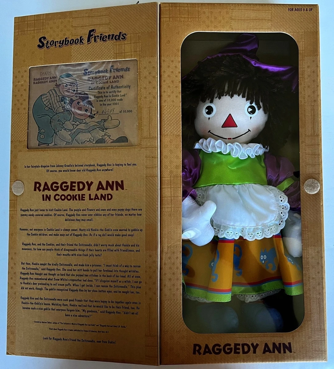 25+ Original (Unopened) Raggedy Ann & Andy Dolls & Doll Playsets