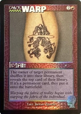 Chaos Warp (Rainbow Foil) [SLD] NM MTG Magic the Gathering