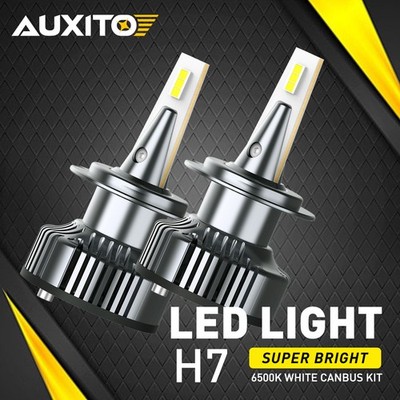 AUXITO H7 LED Headlight Bulb Canbus High Beam/Low Beam 16000LM 6500K Autopart3-E