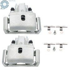 Pair Rear Brake Calipers W Brackets For Dodge Ram 1500 Durango Chrysler Aspen