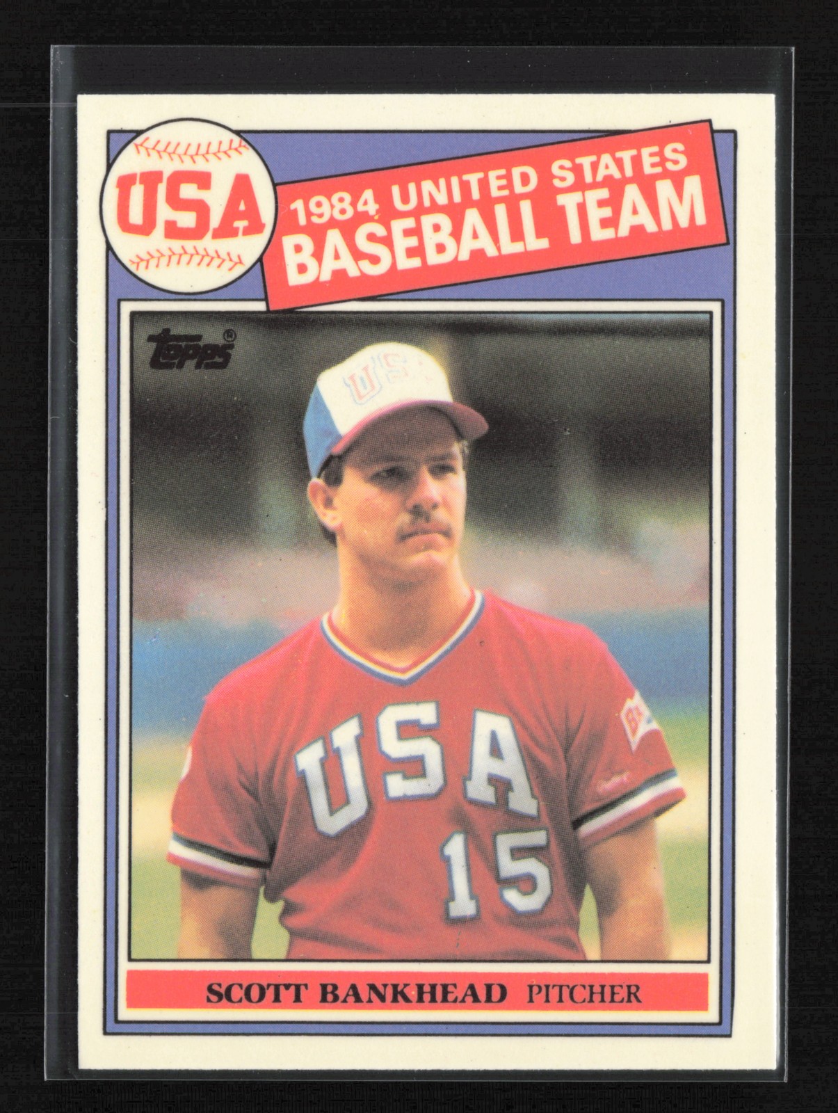1985 Topps #393 Scott Bankhead Collector's Edition (Tiffany) Rookie