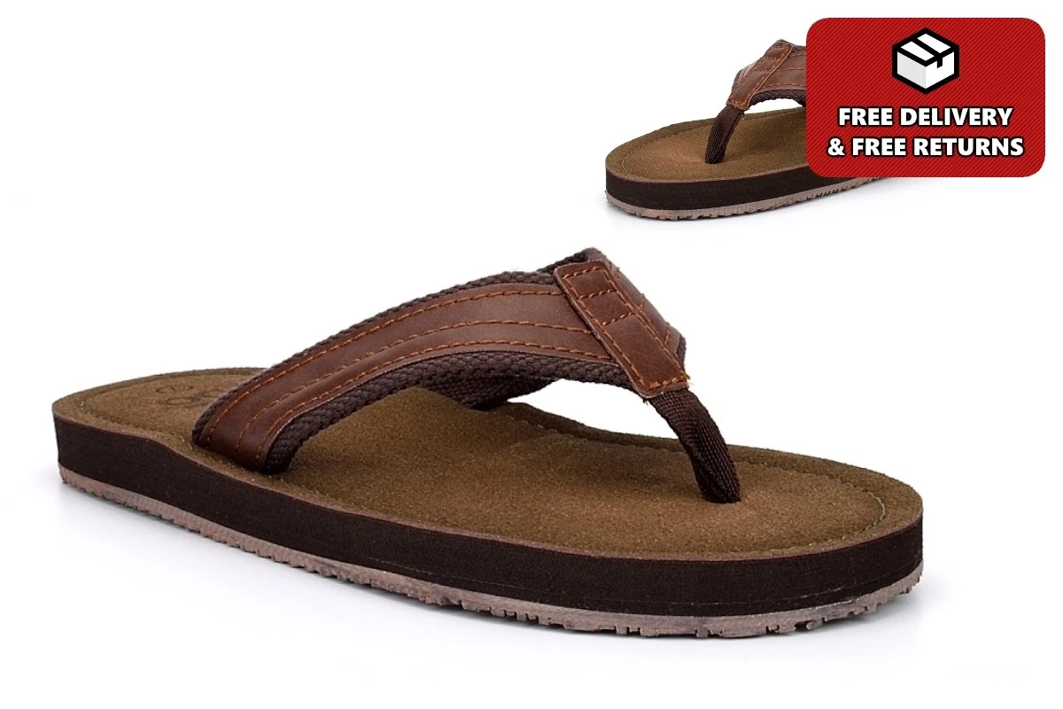 Mens Flip Flops Mens Sandals Flip Flop Sandals Toe Post Sandals Slip On Sandals