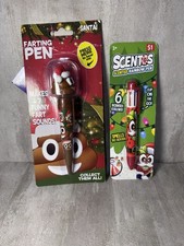 Farting Poop Pen 7 Funny Fart Sounds Holiday Scents Scented Rainbow Pen