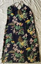 Old Navy Floral Maxi Dress-XL Boho Tropical Spring/Summer Beach CoverUp Hawaiian