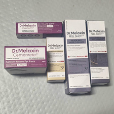 Dr.Melaxin PEEL SHOT Black Rice Exfoliating Set Cleanser Serum Cream Eye Patch