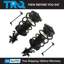 Trq 4pc Kit Shock Strut Coil Spring Assembly Sway Bar End Link For Sentra Trq 4pc Kit Shock Strut Coil Spring Assembly Sway Bar End Link For Sentra