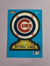 Chicago Cubs California Angels 1987 Fleer Stickers Baseball Card K0587