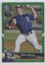 2018 Bowman Draft Chrome Green Refractor 92/99 Adrian Morejon #BDC-18 e5r