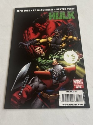 HULK #10 Ed McGuinness Variant Cover. Marvel Comics 2009 MCU