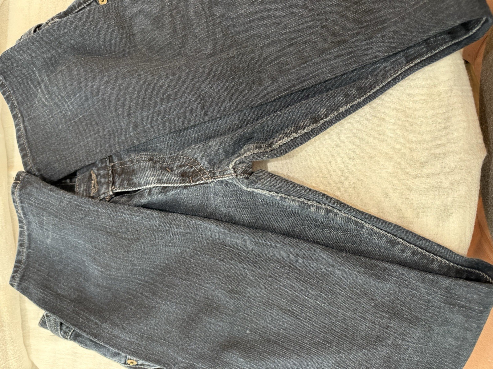 Levis 504 Slouch Flare Leg Jeans Womens 9M Medium Wash Low Rise Flap ...