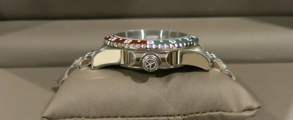 Reloj para hombre Mathey-Tissot GMT automático esfera azul hecho en Suiza - H903ATBO Foto 2 de 4