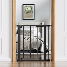 Babelio Baby Gate for Doorways and Stairs, 26-31" Pet Gate with Wide Walk Thru D