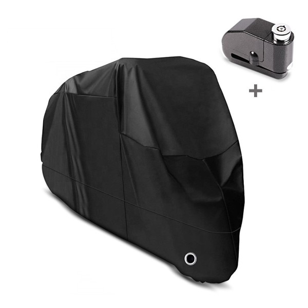 Abdeckplane XL + Alarm Bremsscheibenschloss FüR Royal Enfield Himalayan-image
