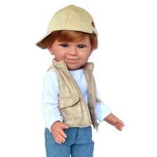 Jack Adorable Little Boy- Smiles Sculpt- Red Hair Blue Eyes - 18 inch doll
