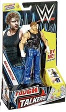 WWE DEAN AMBROSE TOUGH TALKERS SERIES, MATTEL Dying Battery black shirt 🔥