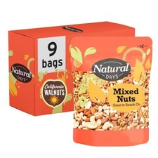 Natural Days Mixed Nuts, Wholesome Everyday Snack Variety, 200g (Pack of 9)
