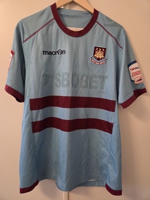 West Ham Fußballtrikot Medium ''Collison'' Match Worn 2011-2012 Auswärts  