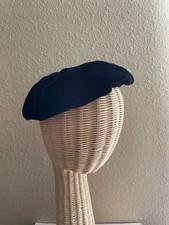 Madcaps New York Vintage Beret Black Velvet Hat..bx3