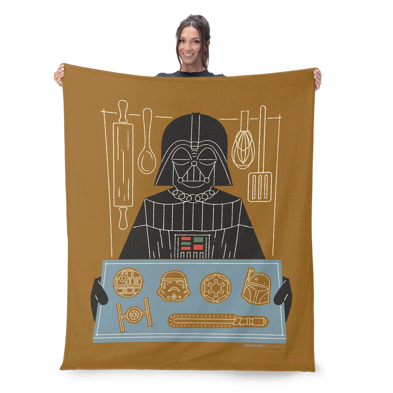 Disney Star Wars Baker Vader Disneyland Fleece Blanket