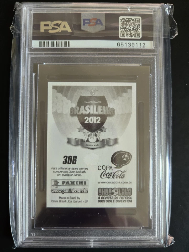 2012 Panini Campeonato Brasileiro #306 Neymar Jr. PSA 8 - Bild 2 von 2