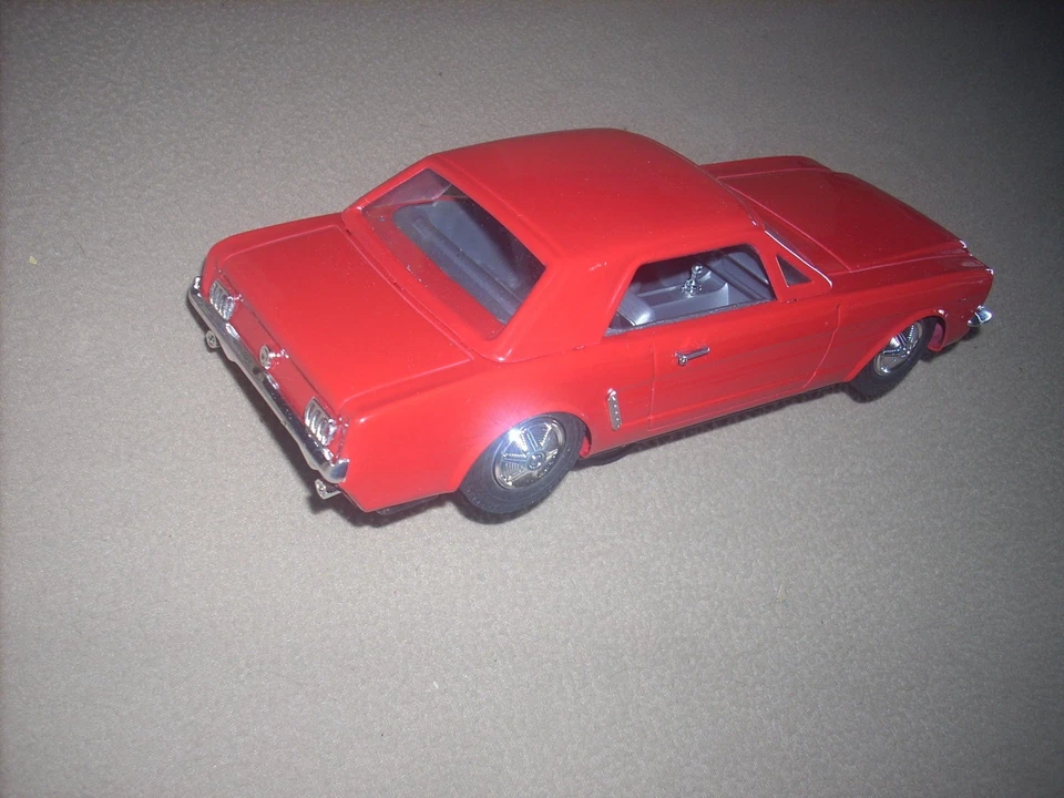 LUXE CAR '65 FORD MUSTANG, TIN, NEVER PLAYED WITH, RARE ! - Image 4 of 4