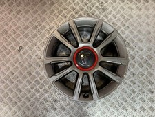 15-25 FIAT 500 ABARTH MOPAR 17 INCH 10 SPOKE 5 STUD ALLOY WHEEL 17X7J *SCRATCHED