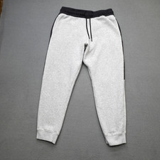 H&M Joggar Pants Men's Size M Gray Tapered Leg Elastic Waist Drawstring