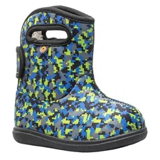Bogs Baby Bogs II Digital Maze Kid's Baby Boots, Black Multi, T7