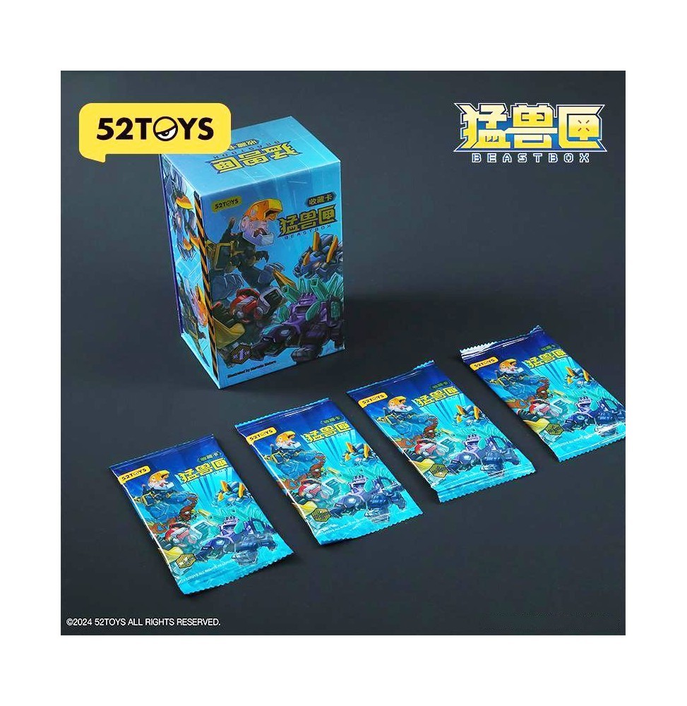 Cartes BeastBox Vol. 1 52Toys boîte de 10 boosters de 5 cartes de jeu