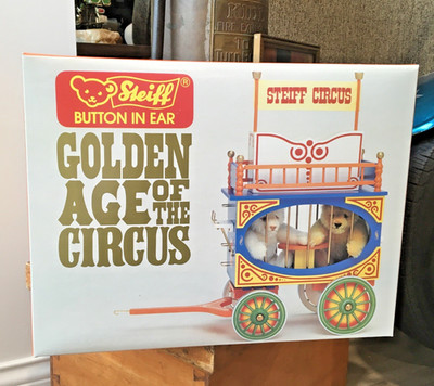 Steiff Golden Age of the Circus Bear Wagon   LE 4411/5000   Mint in Box   1980