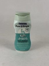 Coppertone Pure  Simple Kids SPF 50 100 Mineral Sunscreen 6 oz New Sealed